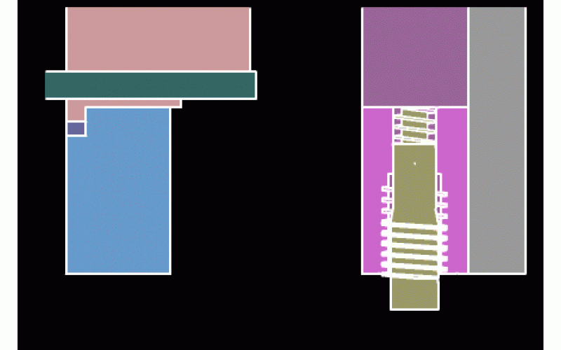 側(cè)面螺紋，馬達(dá)脫機(jī)構(gòu)-深圳市模具廠整理提供