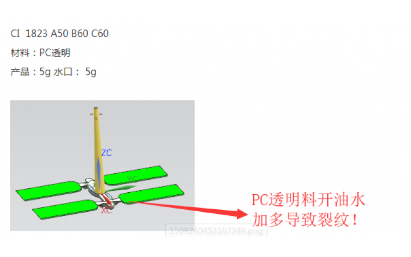 PC 透明件噴油絲印的禁區(qū) ， 容易開裂， 小心調(diào)油， 少用開油水， 盡量用防白水。